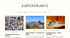 Desktop Screenshot of japanology.org