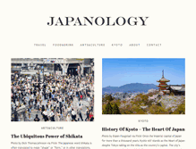 Tablet Screenshot of japanology.org
